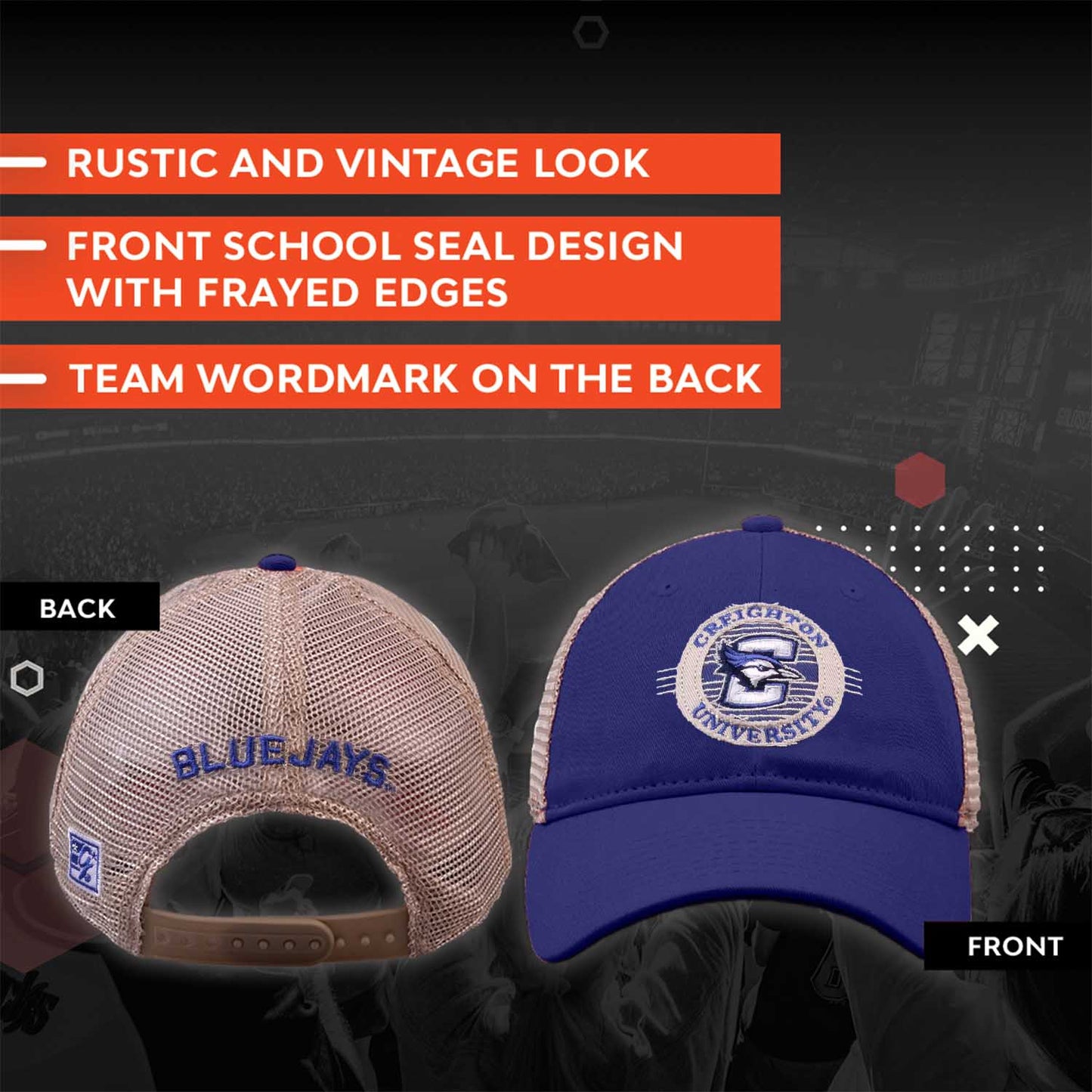 Creighton Bluejays NCAA Snapback - Royal