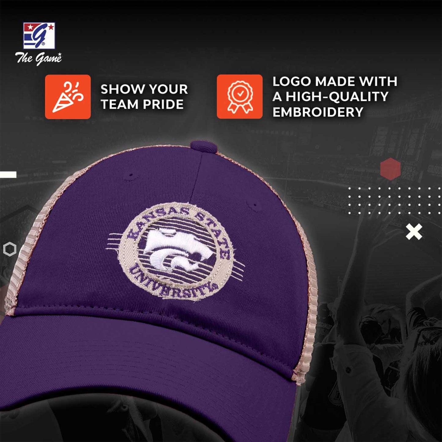 Kansas State Wildcats NCAA Snapback - Purple
