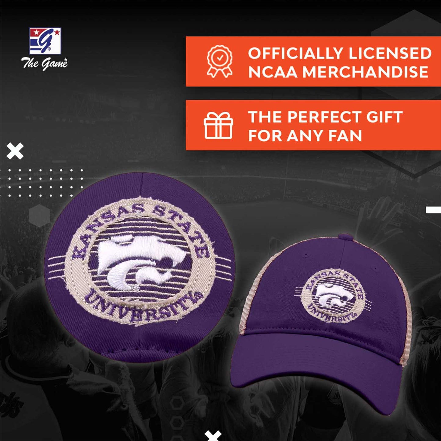 Kansas State Wildcats NCAA Snapback - Purple