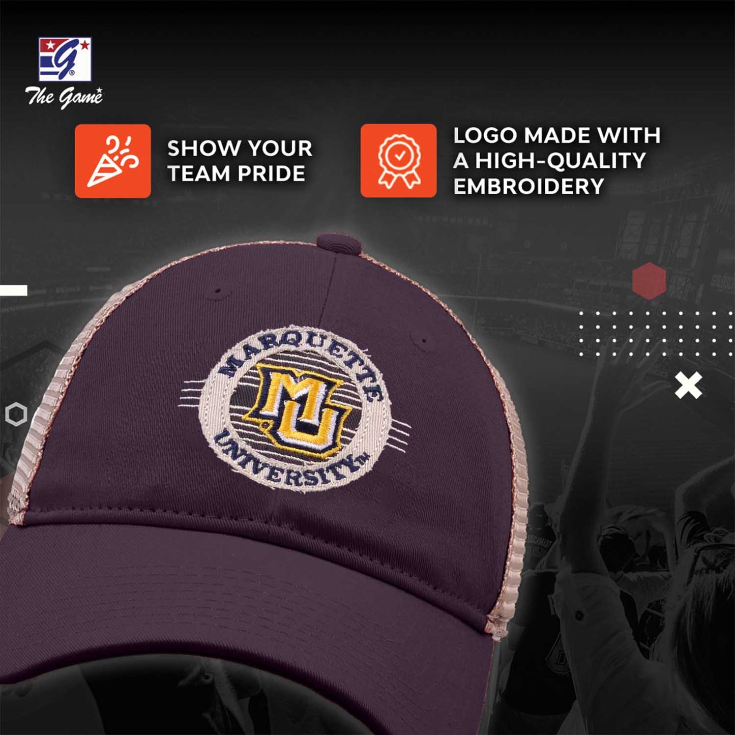 Marquette Golden Eagles NCAA Snapback - Navy