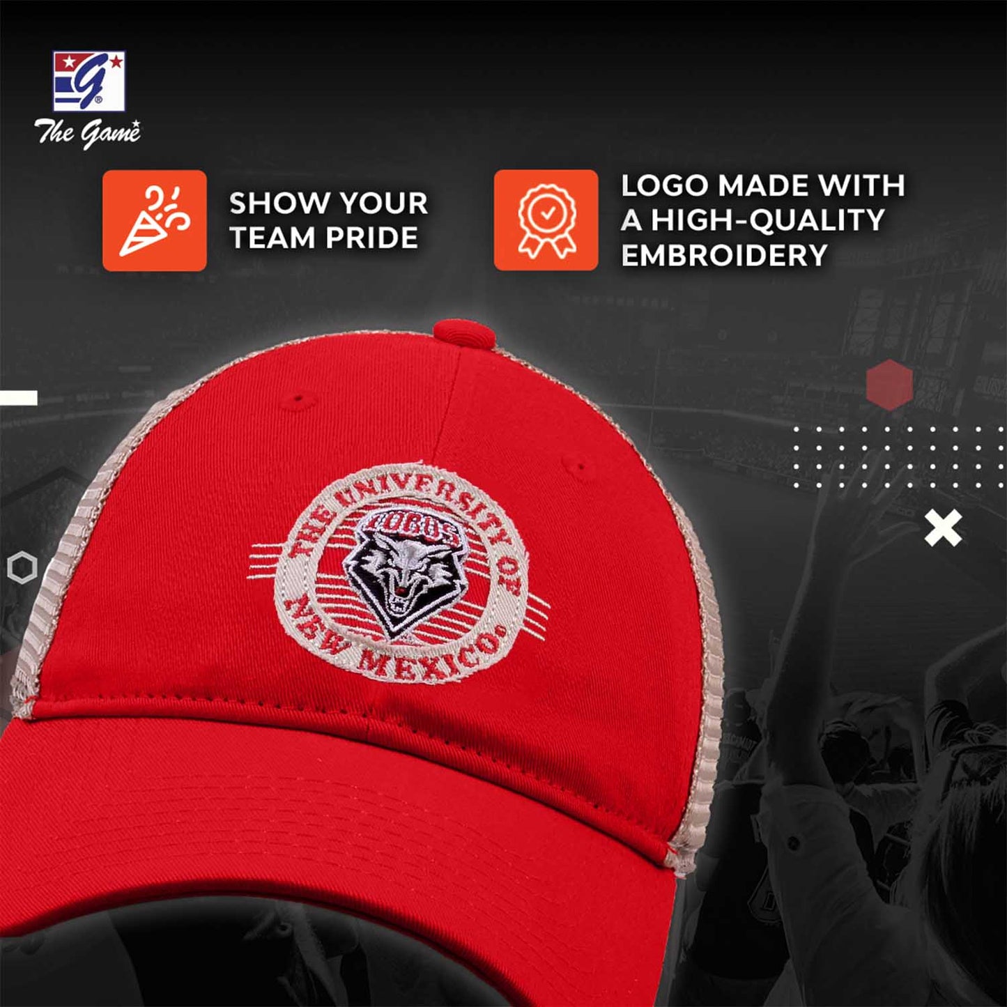 New Mexico Lobos NCAA Snapback - Red