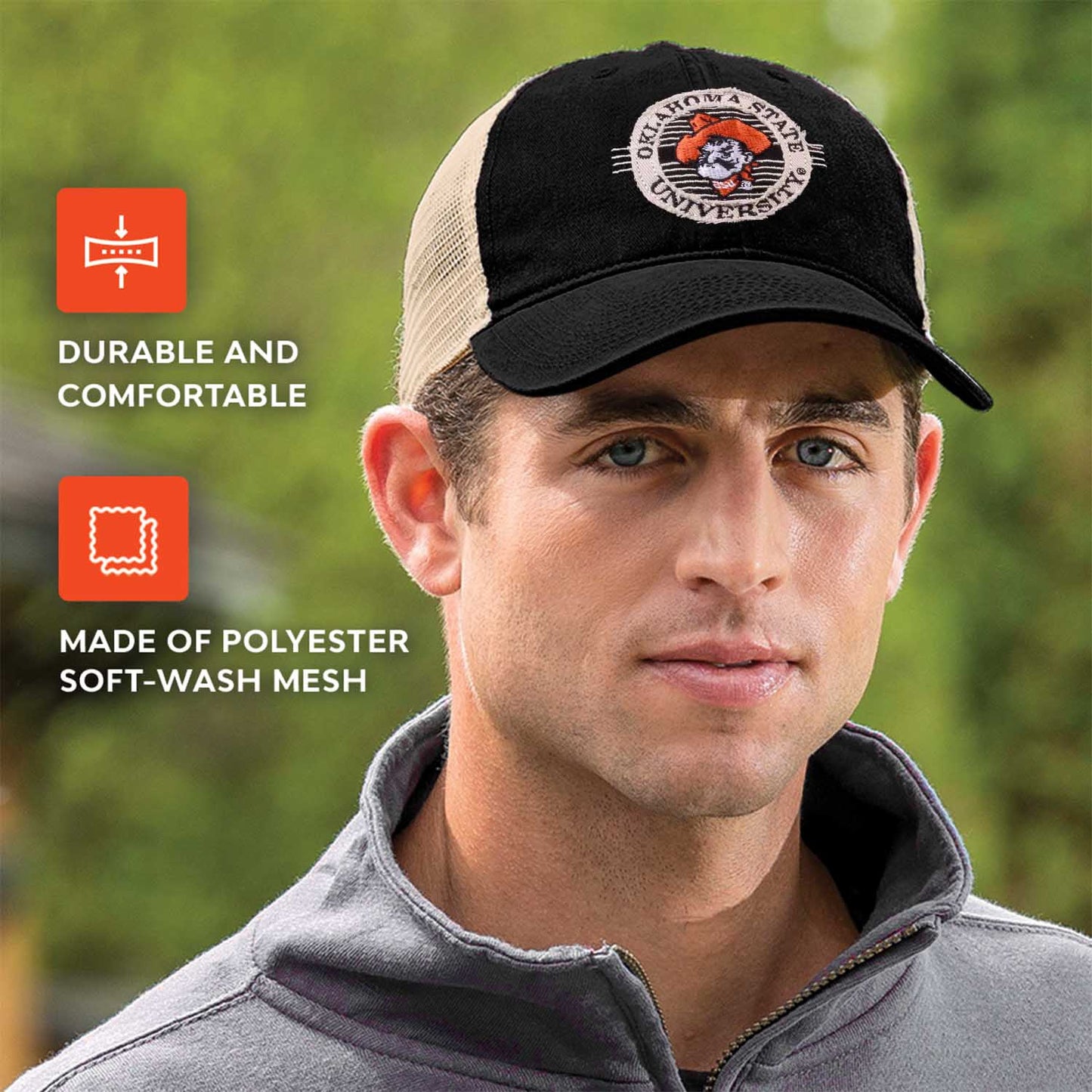 Oklahoma State Cowboys NCAA Snapback - Black