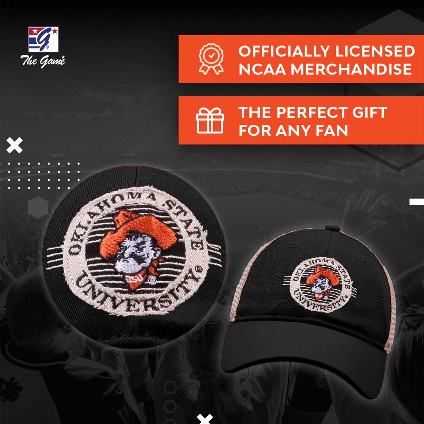 Oklahoma State Cowboys NCAA Snapback - Black