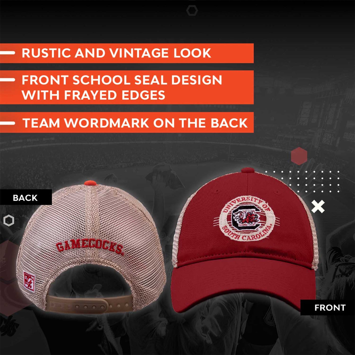 South Carolina Gamecocks NCAA Snapback - Cardinal