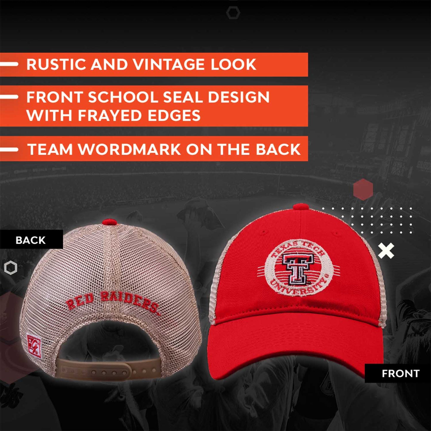 Texas Tech Red Raiders NCAA Snapback - Red