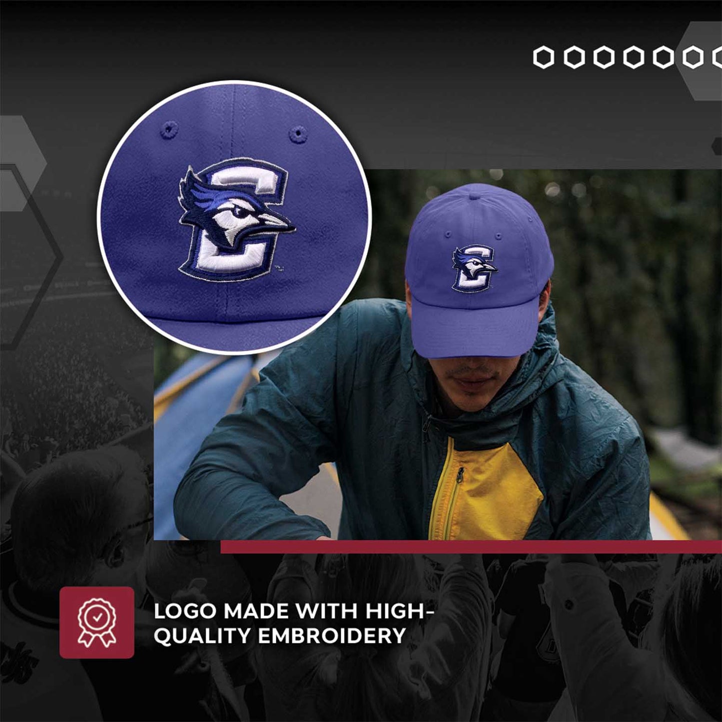 Creighton Bluejays NCAA Adult Relaxed Fit Logo Hat - Royal