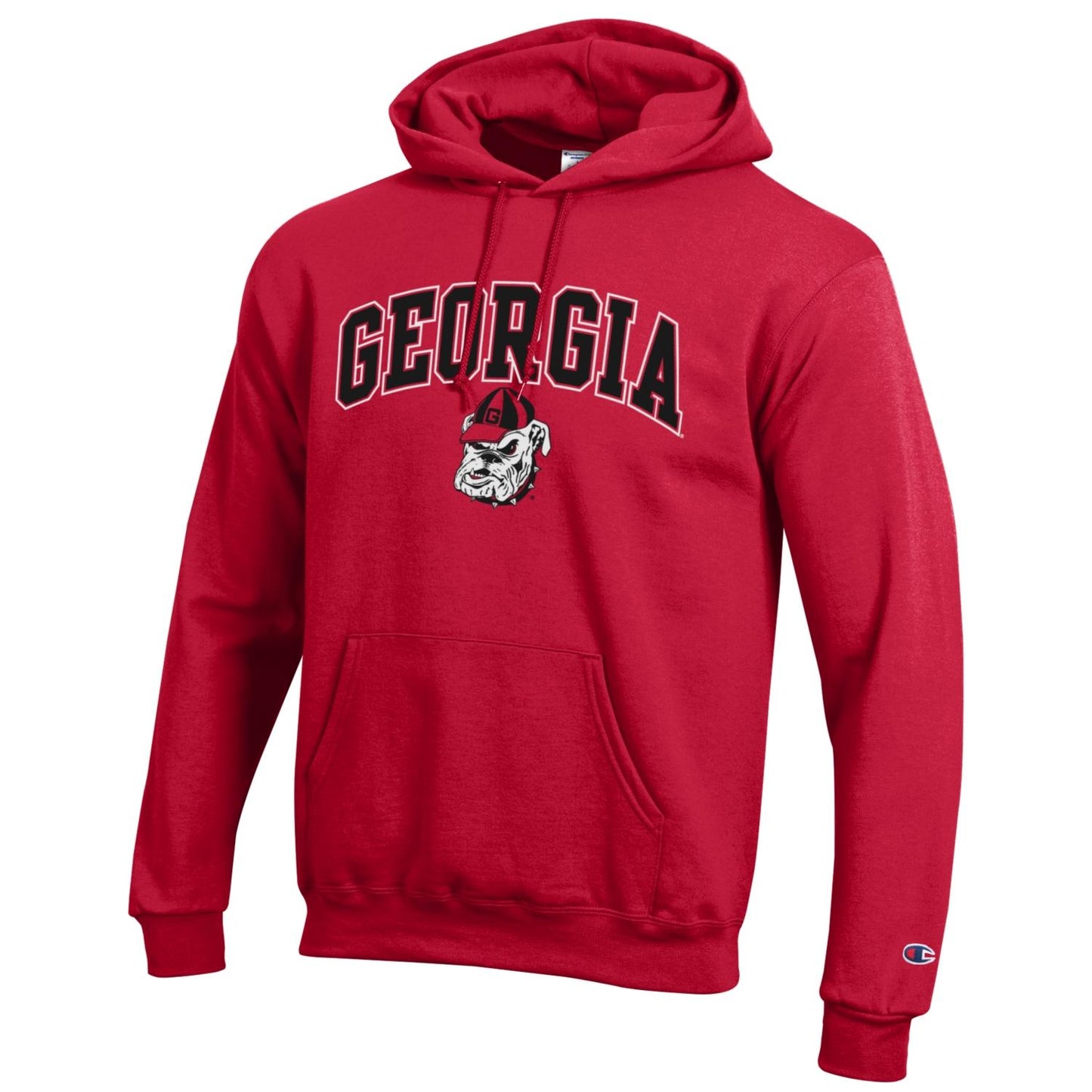 Georgia Bulldogs Adult Arch & Logo Soft Style Gameday Hooded Sweatshirt - Red