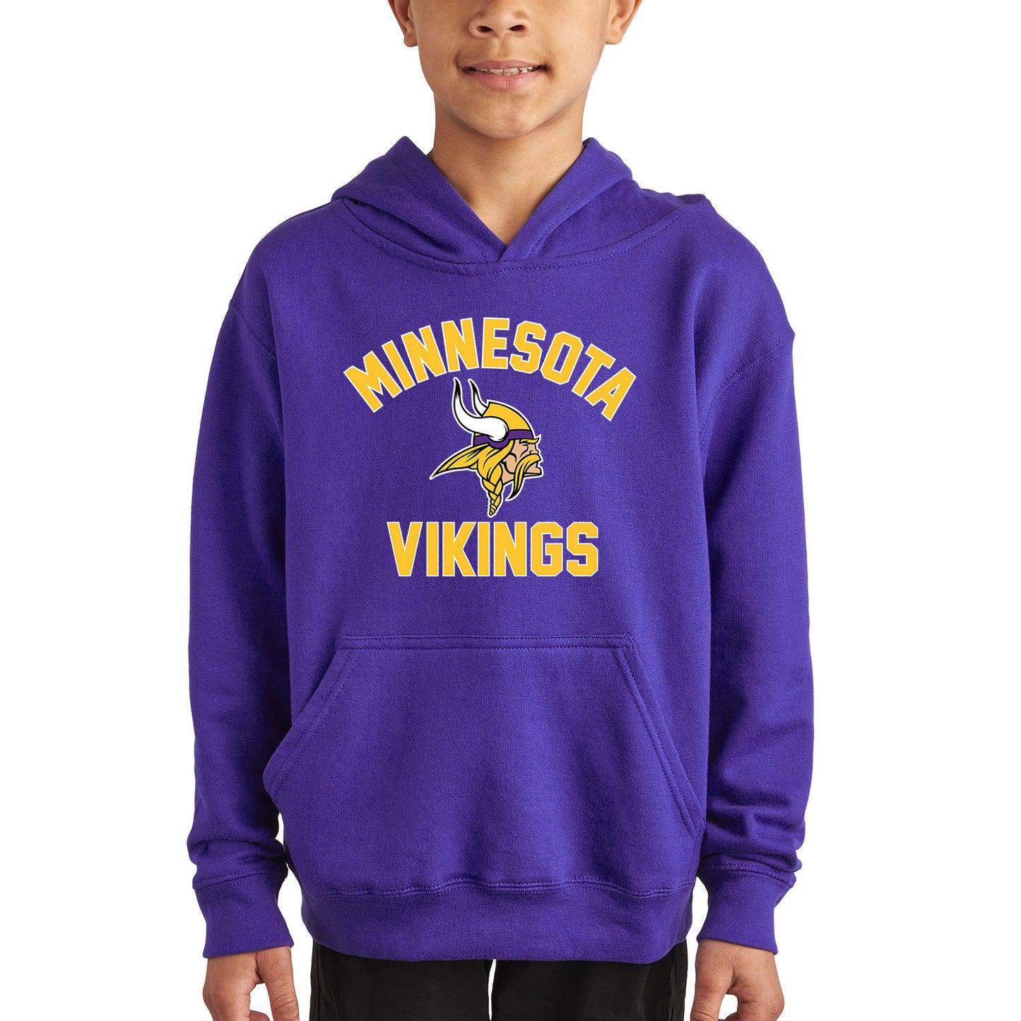Minnesota Vikings NFL Youth Gameday Hooded Sweatshirt - Purple