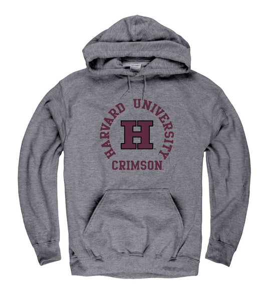 Harvard Crimson Adult Team Spirit Hooded Sweatshirt - Graphite