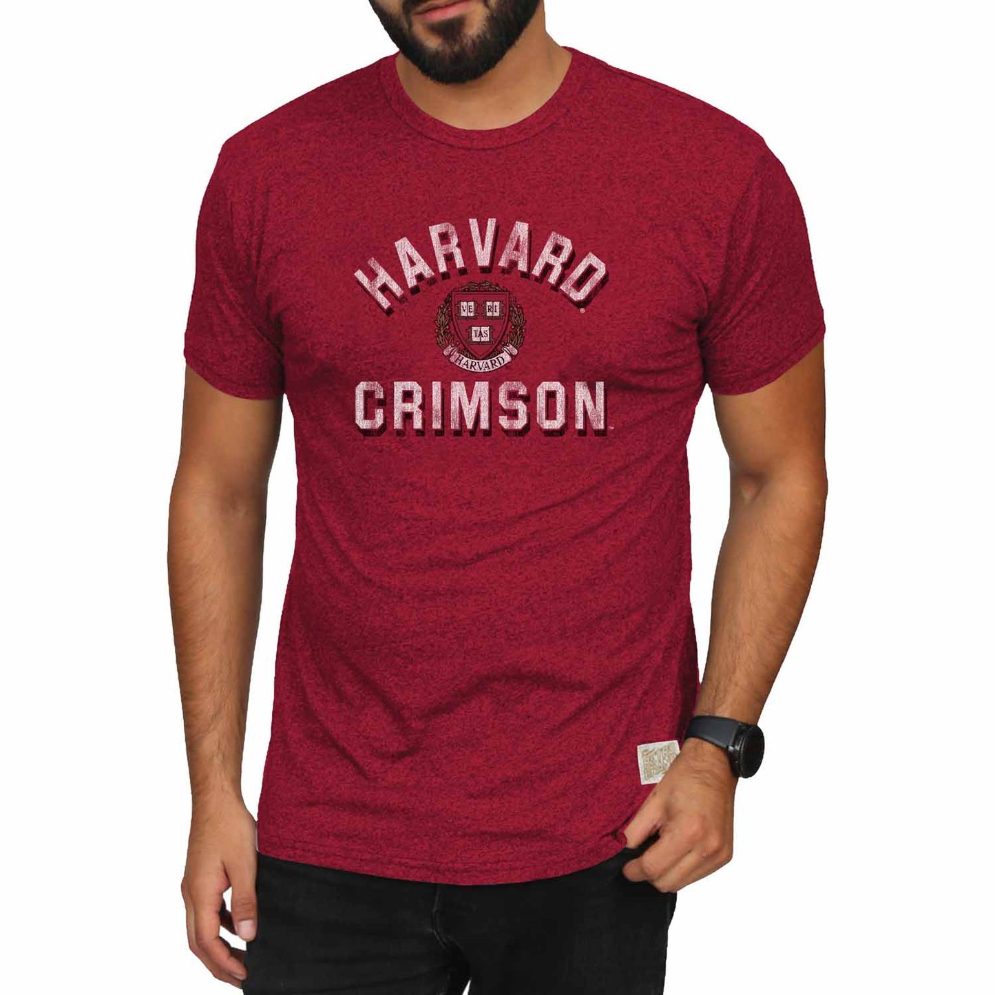 Harvard Crimson Adult College Team Color T-Shirt - Crimson