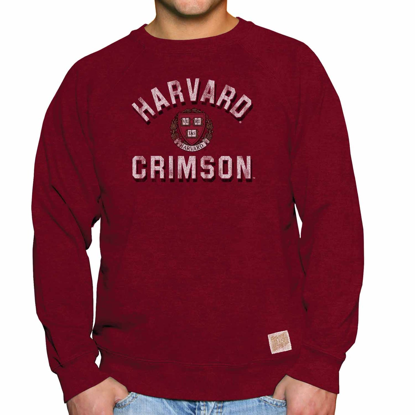 Harvard Crimson Adult University Crewneck - Crimson