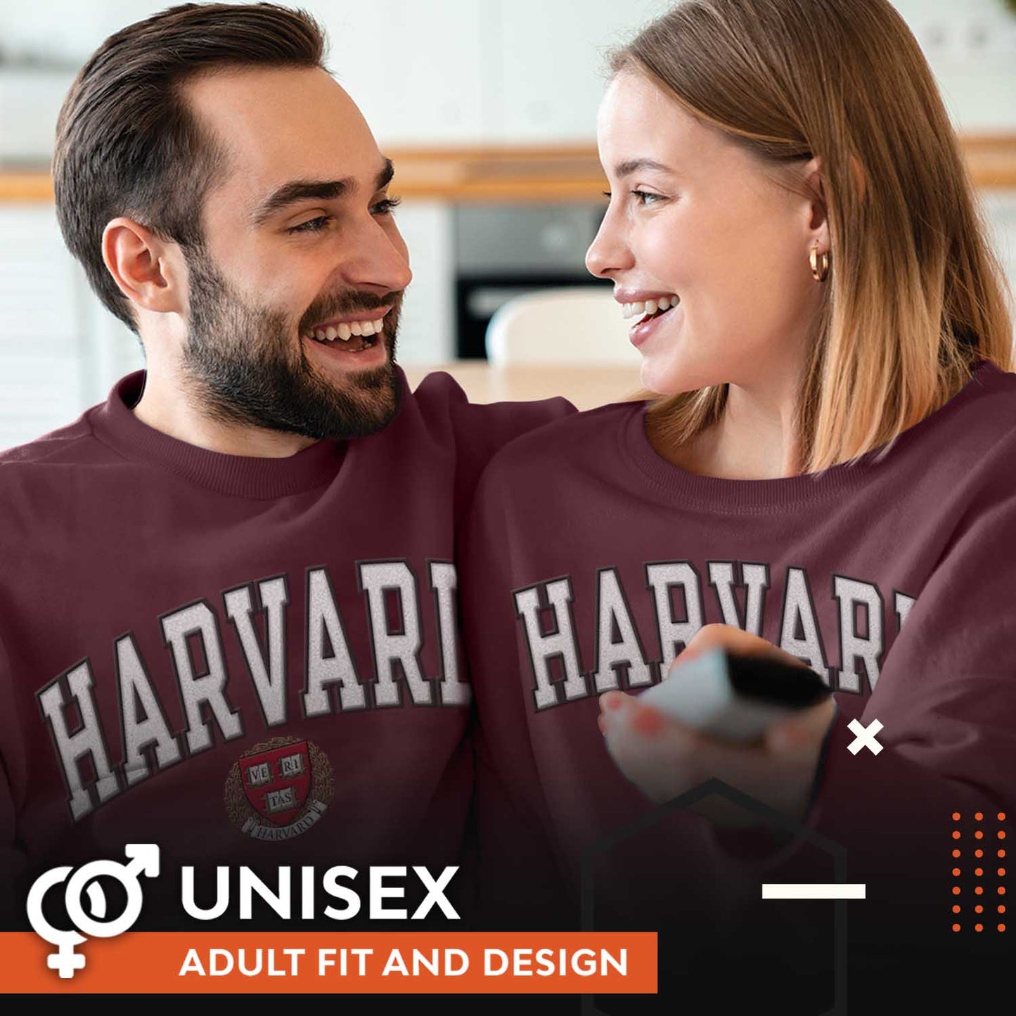 Harvard Crimson NCAA Adult Tackle Twill Crewneck Sweatshirt - Maroon