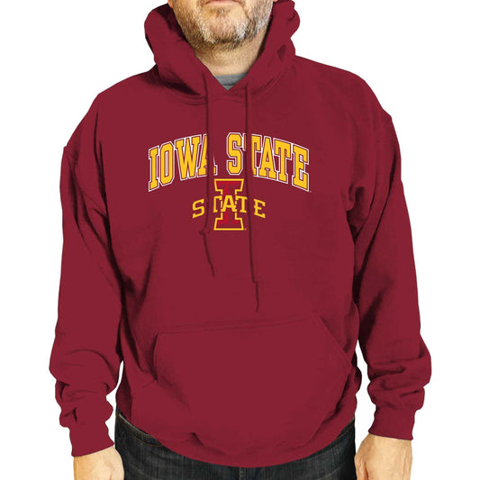 Iowa State Cyclones Adult Arch & Logo Soft Style Gameday Hooded Sweatshirt - Cardinal