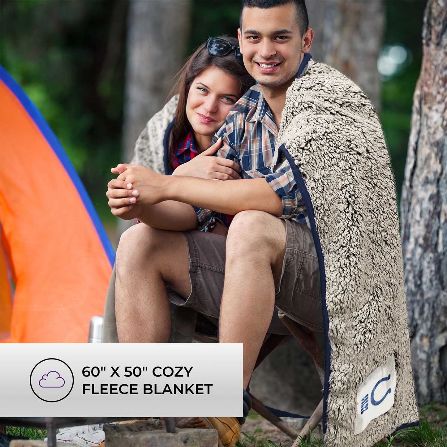 Indianapolis Colts NFL Silk Touch Sherpa Throw Blanket - Blue