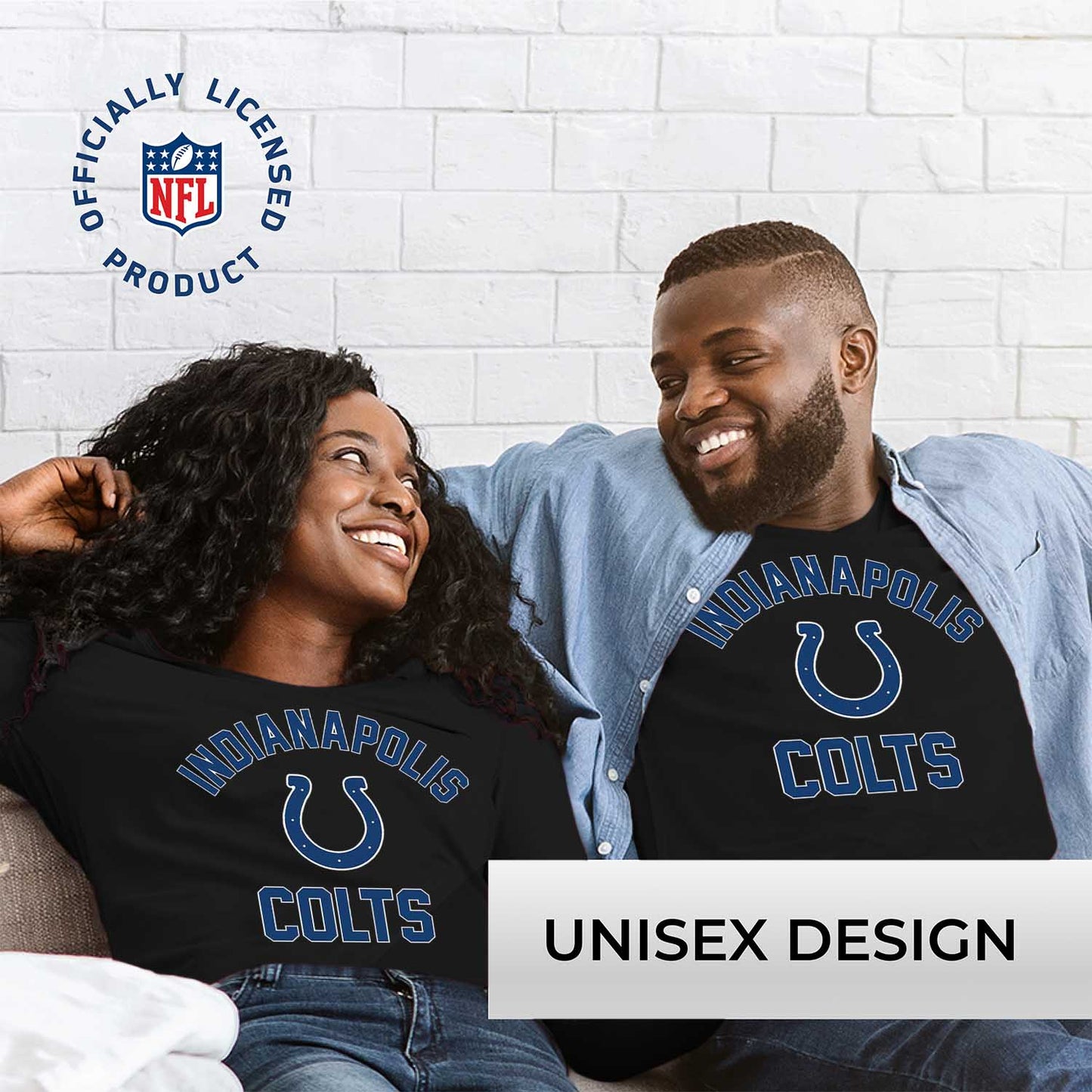 Indianapolis Colts NFL Gameday Adult Long Sleeve Shirt - Black