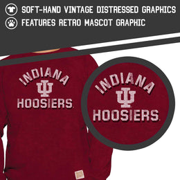 Indiana Hoosiers Adult University Crewneck - Crimson