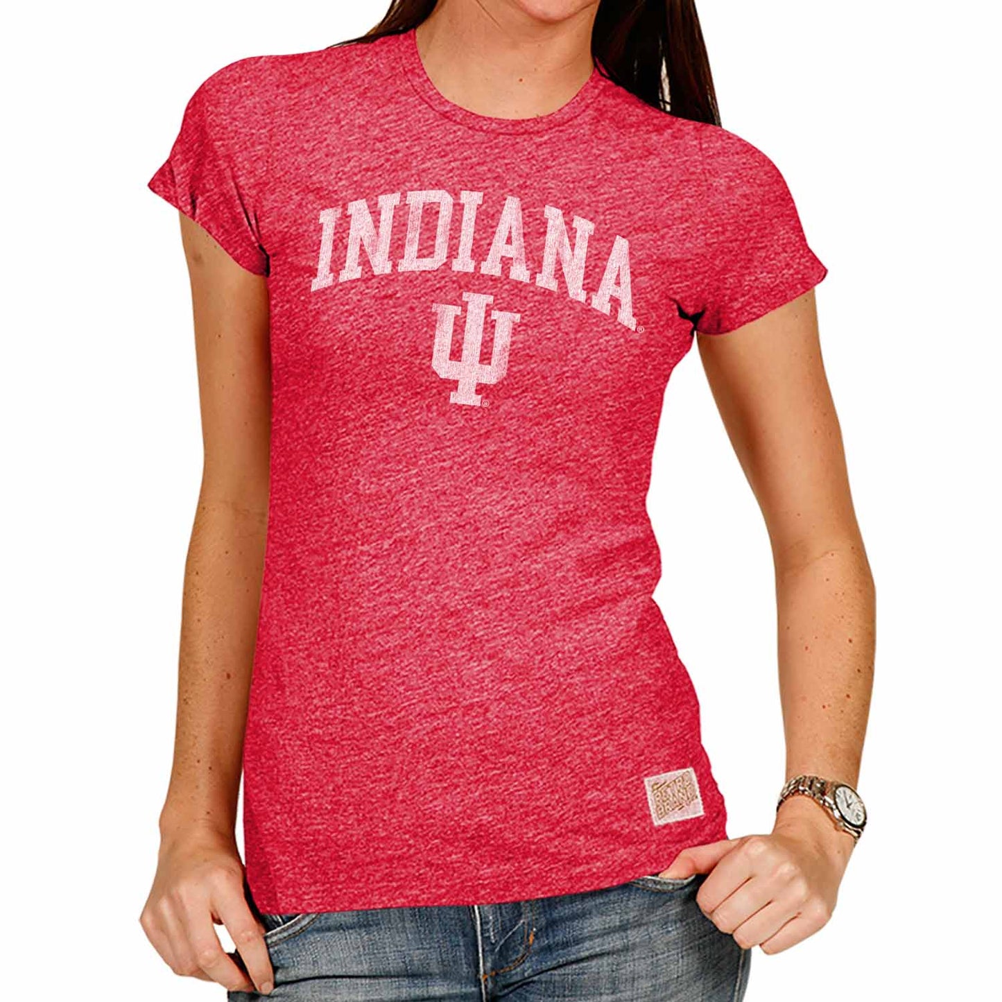 Indiana Hoosiers University Women's T-Shirt - Crimson
