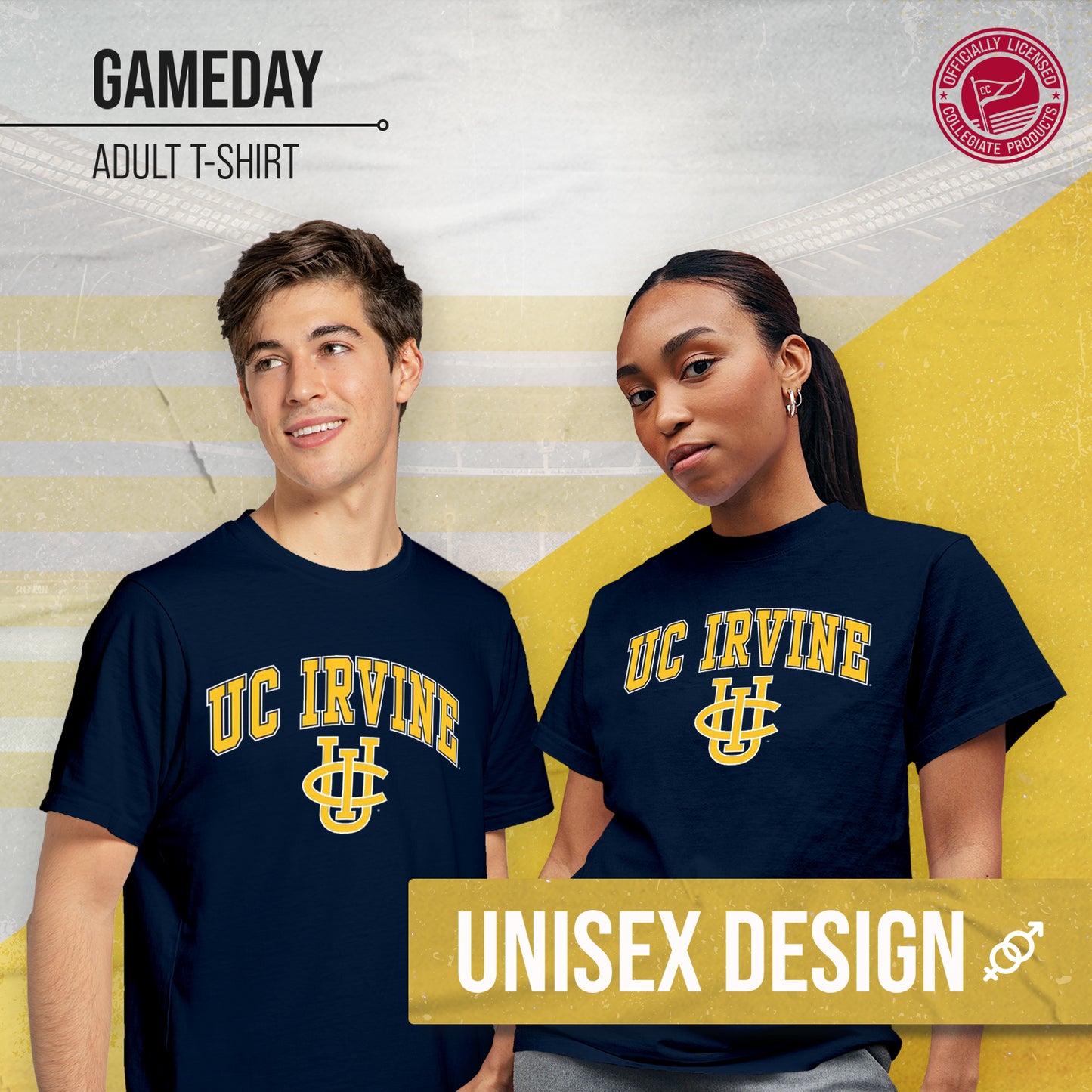 UC-Irvine Anteaters NCAA Adult Gameday Cotton T-Shirt - Navy