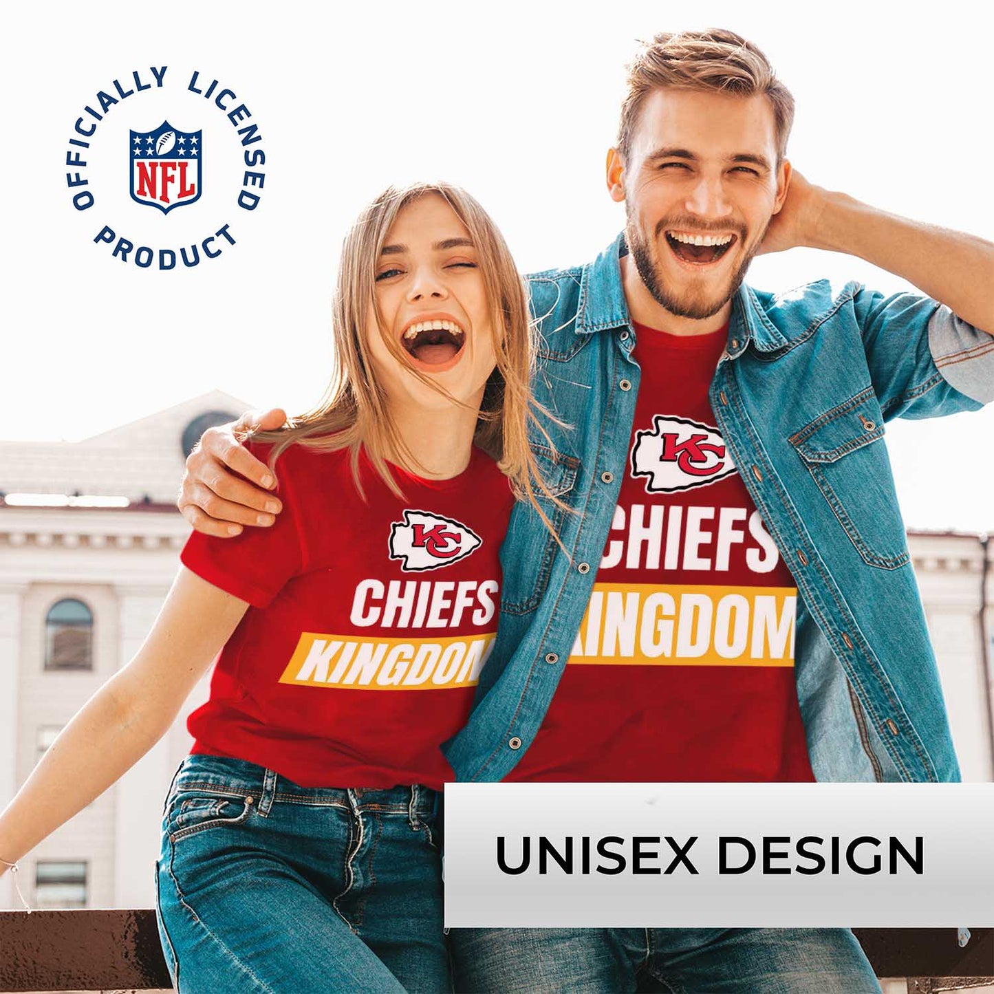 Kansas City Chiefs NFL Adult Team Slogan Unisex T-Shirt - Red