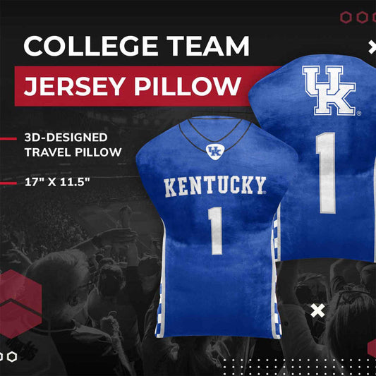 Kentucky Wildcats NCAA Jersey Cloud Pillow - Royal