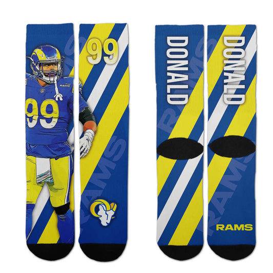 Los Angeles Rams NFL Youth Player Stripe Sock - Blue
