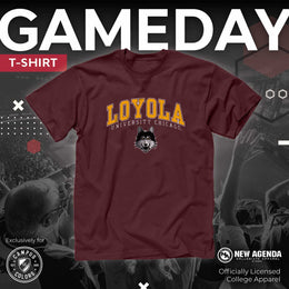 Loyola Chicago Ramblers NCAA Adult Gameday Cotton T-Shirt - Maroon