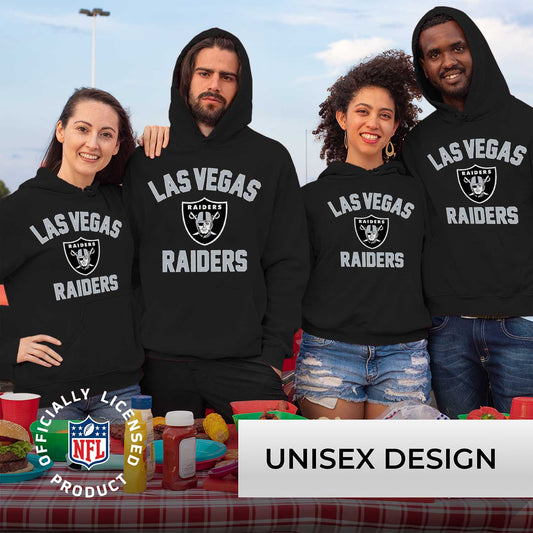 Las Vegas Raiders NFL Adult Gameday Hooded Sweatshirt - Black