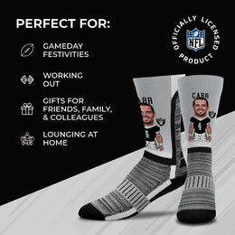 Las Vegas Raiders FBF NFL V Curve Socks - Sport Gray #4