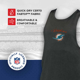 Miami Dolphins NFL Women's Muscle Tank - Black