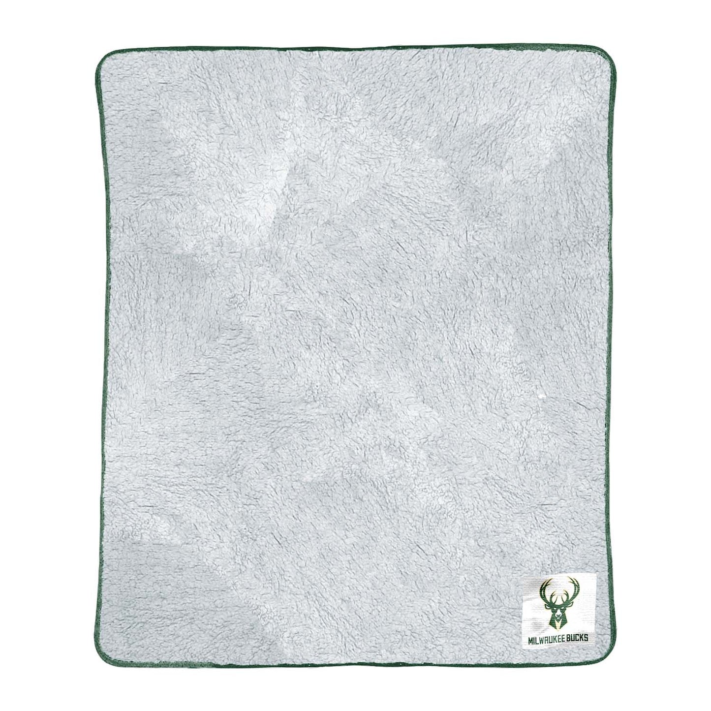 Milwaukee Bucks NBA Silk Touch Sherpa Throw Blanket - Green