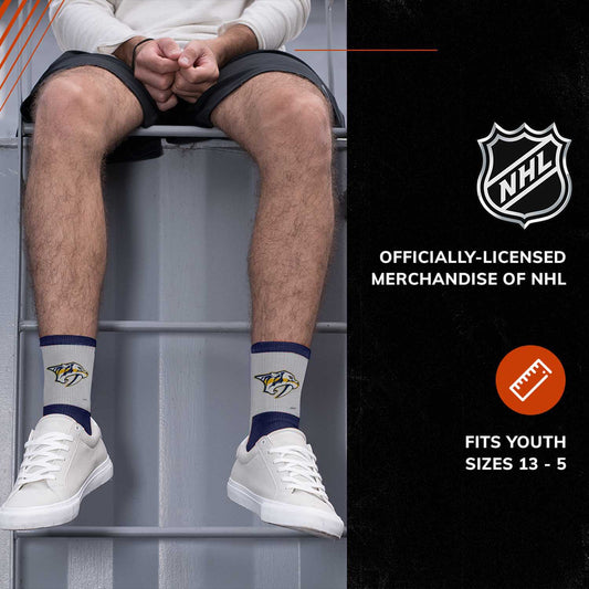 Nashville Predators NHL Youth Surge Socks - Navy