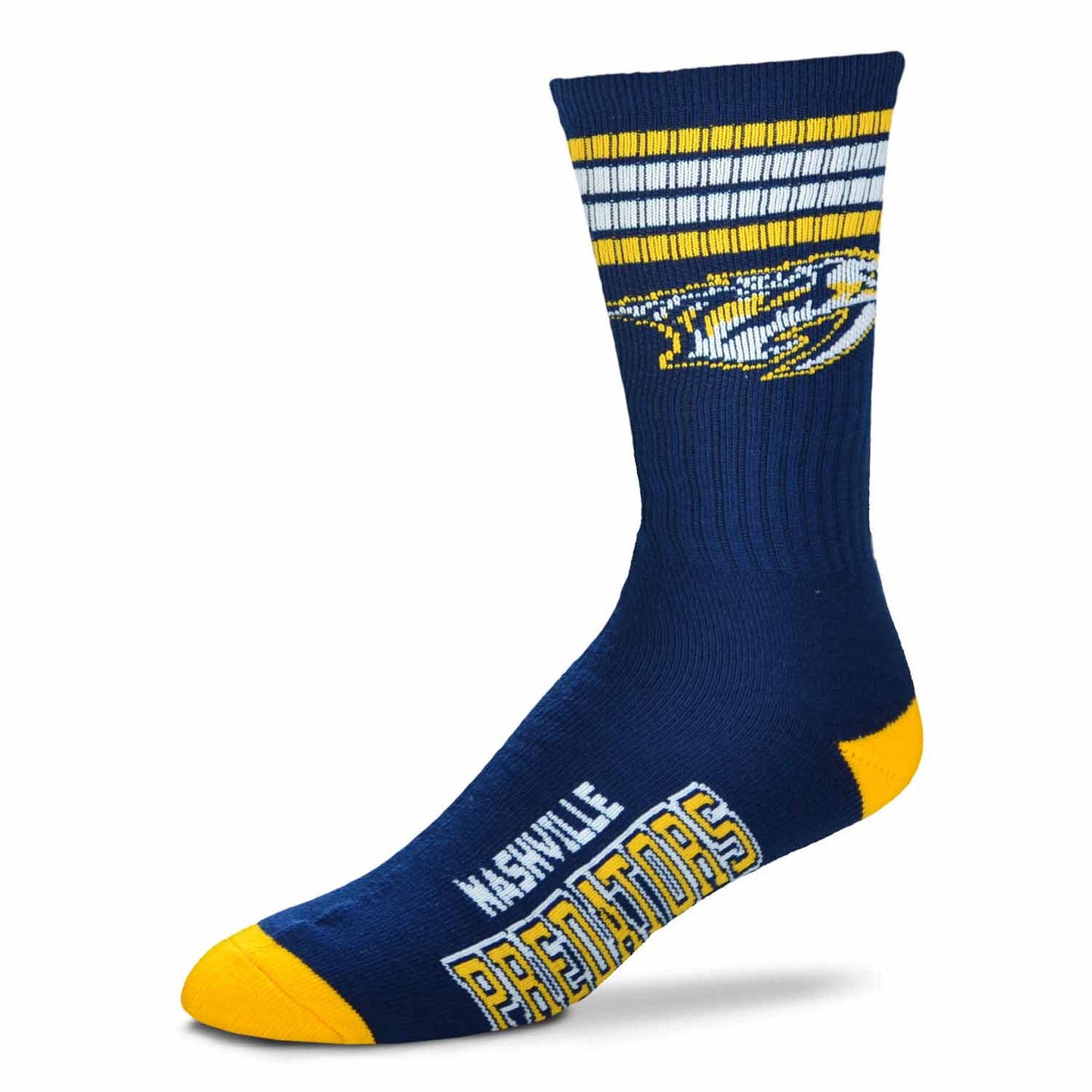 Nashville Predators  Youth Stripe Deuce Sock - Navy