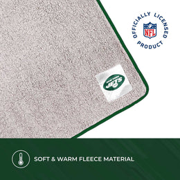 New York Jets NFL Silk Touch Sherpa Throw Blanket - Green