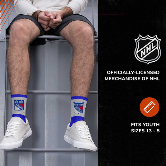New York Rangers NHL Youth Surge Socks - Royal