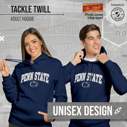 Penn State Nittany Lions NCAA Adult Tackle Twill Hooded Sweatshirt - Navy