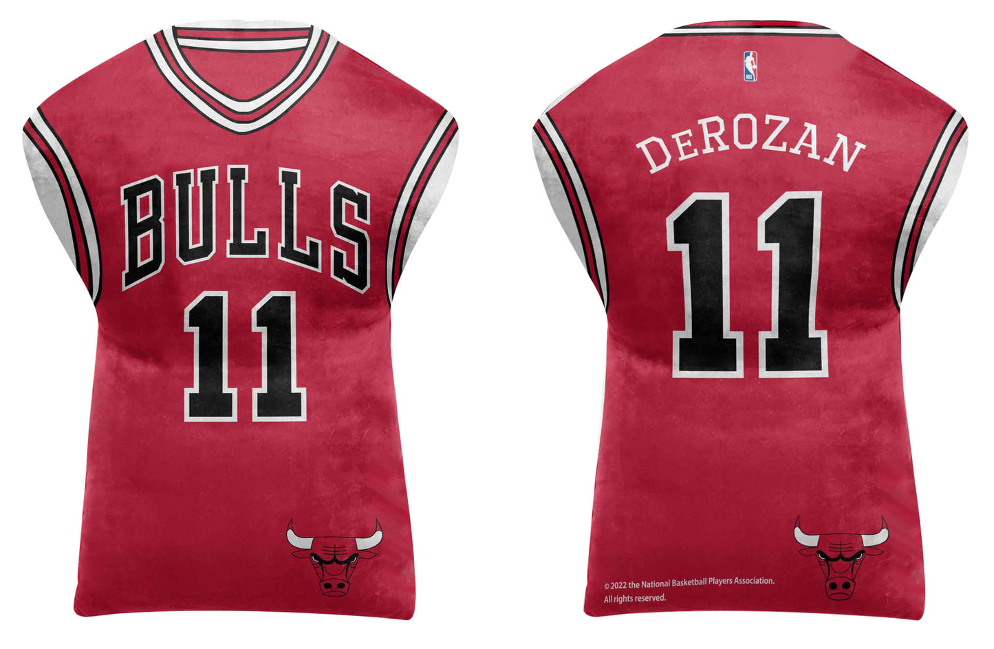 Chicago Bulls NBA Travel Demar Derozan Jersey Cloud Pillow Bedding Accessories - Red