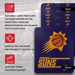 Phoenix Suns NBA Double Sided Blanket - Purple