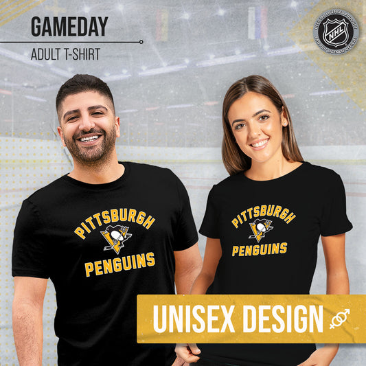 Pittsburgh Penguins NHL Adult Game Day Unisex T-Shirt - Black