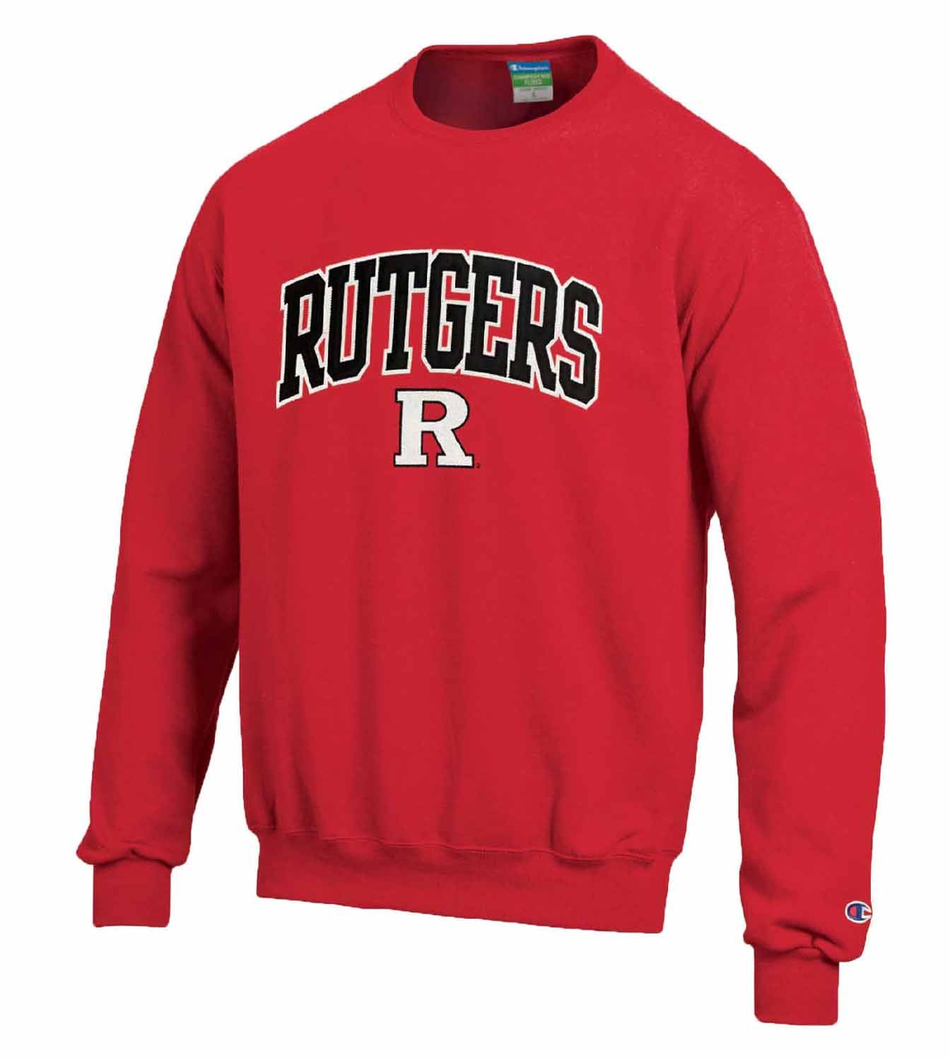 Rutgers Scarlet Knights Adult Tackle Twill Crewneck - Red