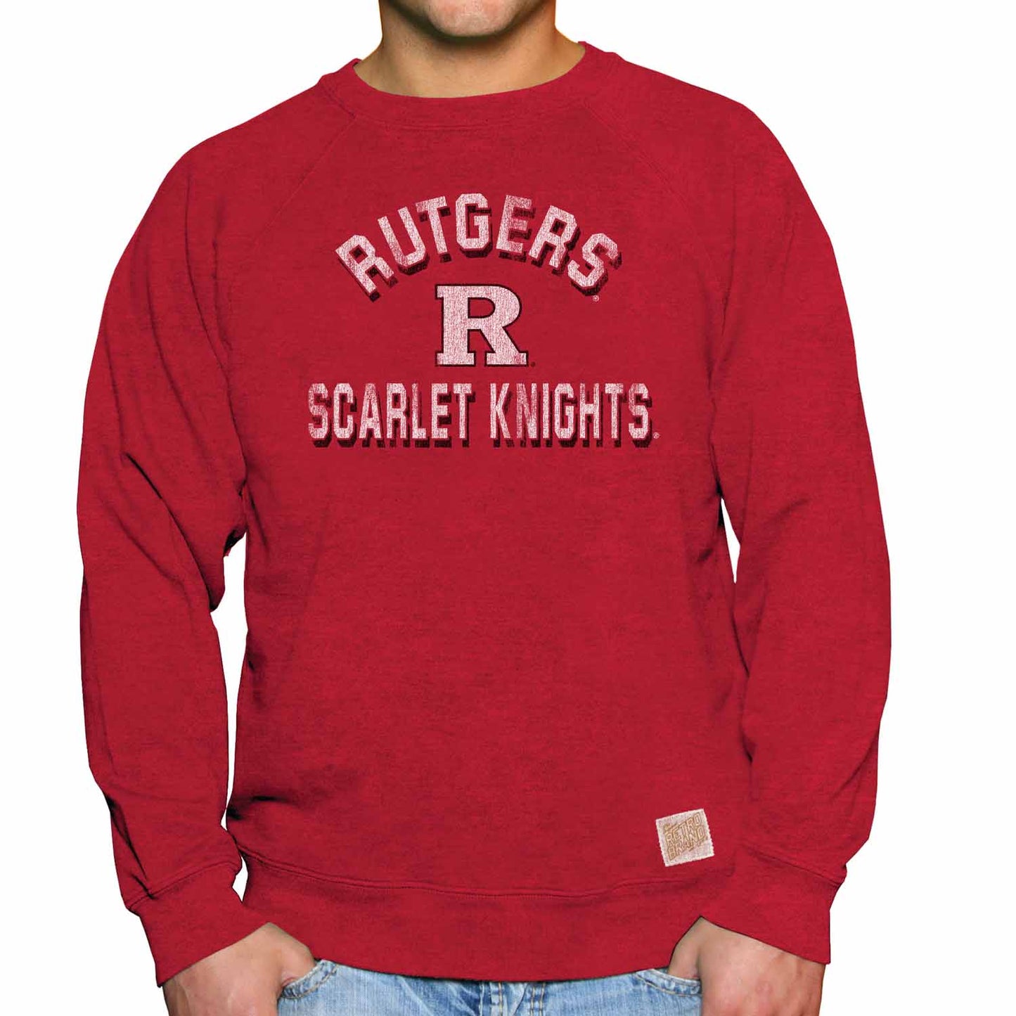 Rutgers Scarlet Knights Adult University Crewneck - Red