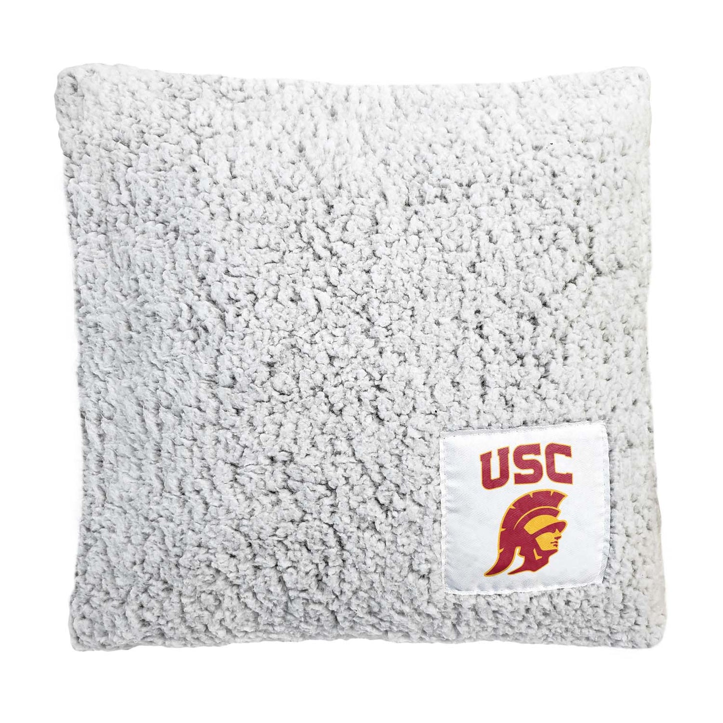 USC Trojans Two Tone Sherpa Throw Pillow - Team Color