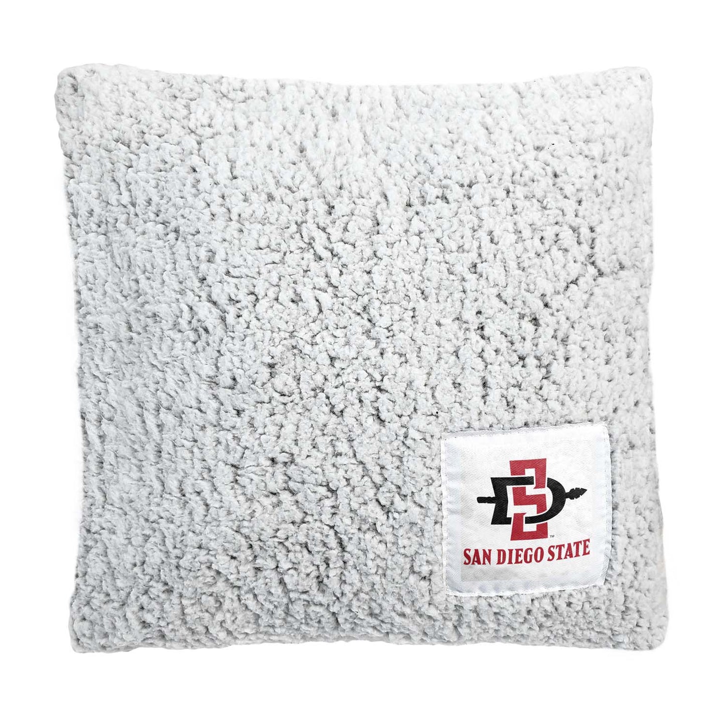 San Diego State Aztecs Two Tone Sherpa Throw Pillow - Team Color