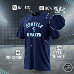 Seattle Kraken NHL Adult Game Day Unisex T-Shirt - Navy
