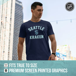 Seattle Kraken NHL Adult Game Day Unisex T-Shirt - Navy