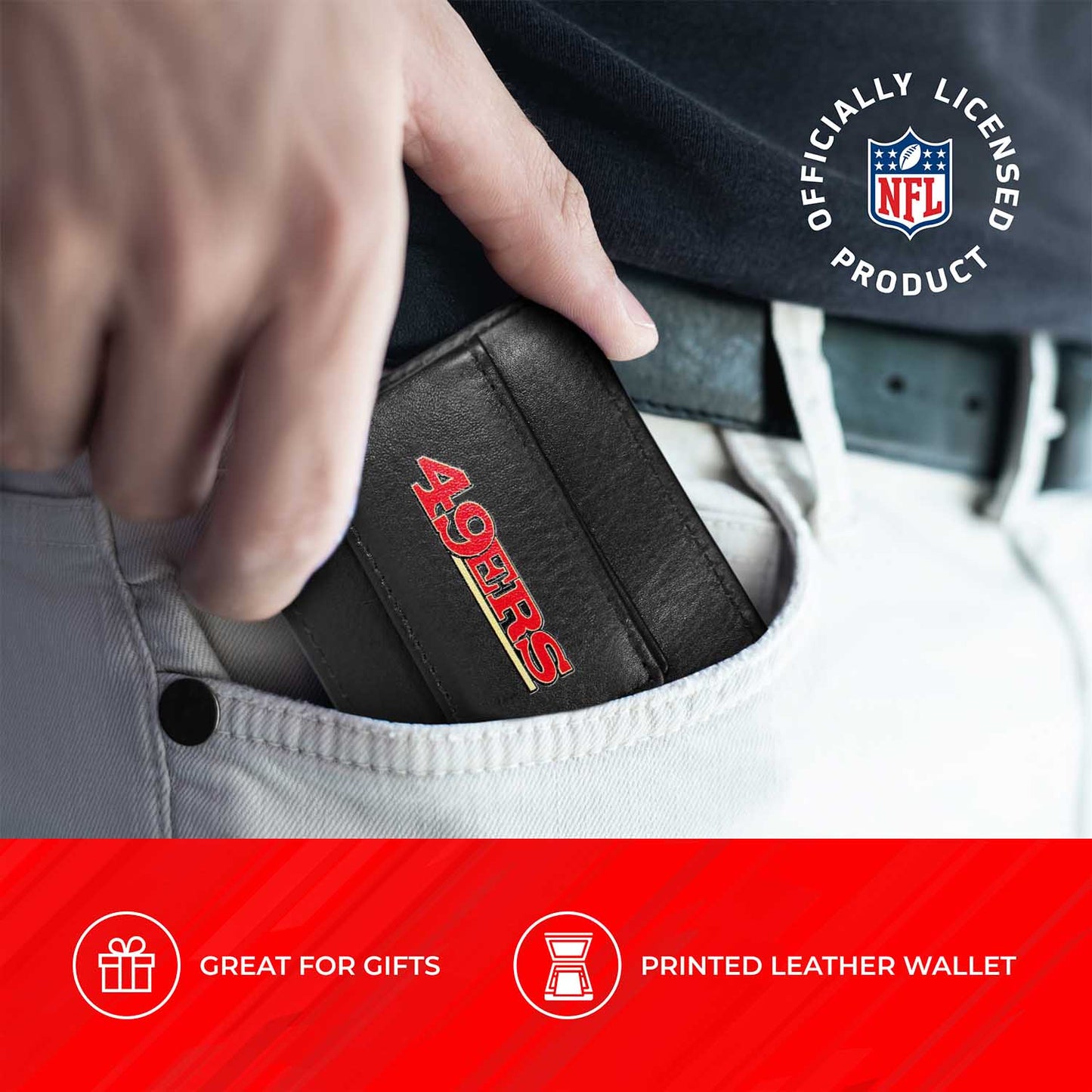 San Francisco 49ers NFL Bottle Opener Keychain Bundle - Black