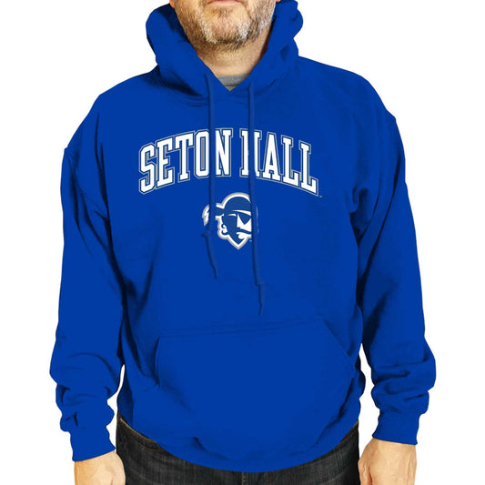Seton Hall Pirates Adult Arch & Logo Soft Style Gameday Hooded Sweatshirt - Royal
