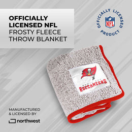 Tampa Bay Buccaneers NFL Silk Touch Sherpa Throw Blanket - Red