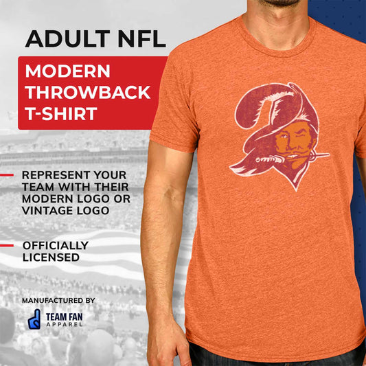 Tampa Bay Buccaneers NFL Modern Throwback T-shirt - Orange