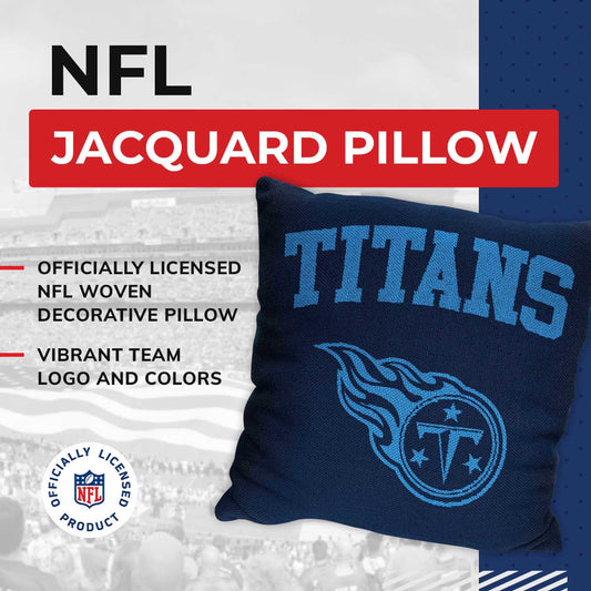 Tennessee Titans NFL Decorative Football Throw Pillow - Navy