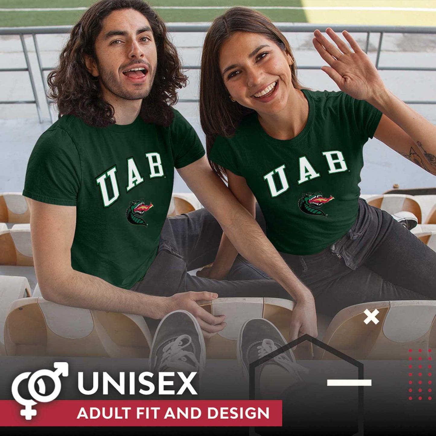 UAB Blazers NCAA Adult Gameday Cotton T-Shirt - Green